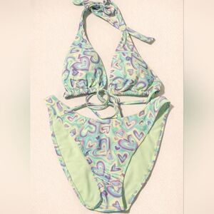 Flynn Skye Green and Blue Kids One Piece